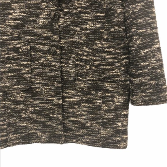 Free People Wool Peacoat Grey/Black XS - Picture 4 of 7